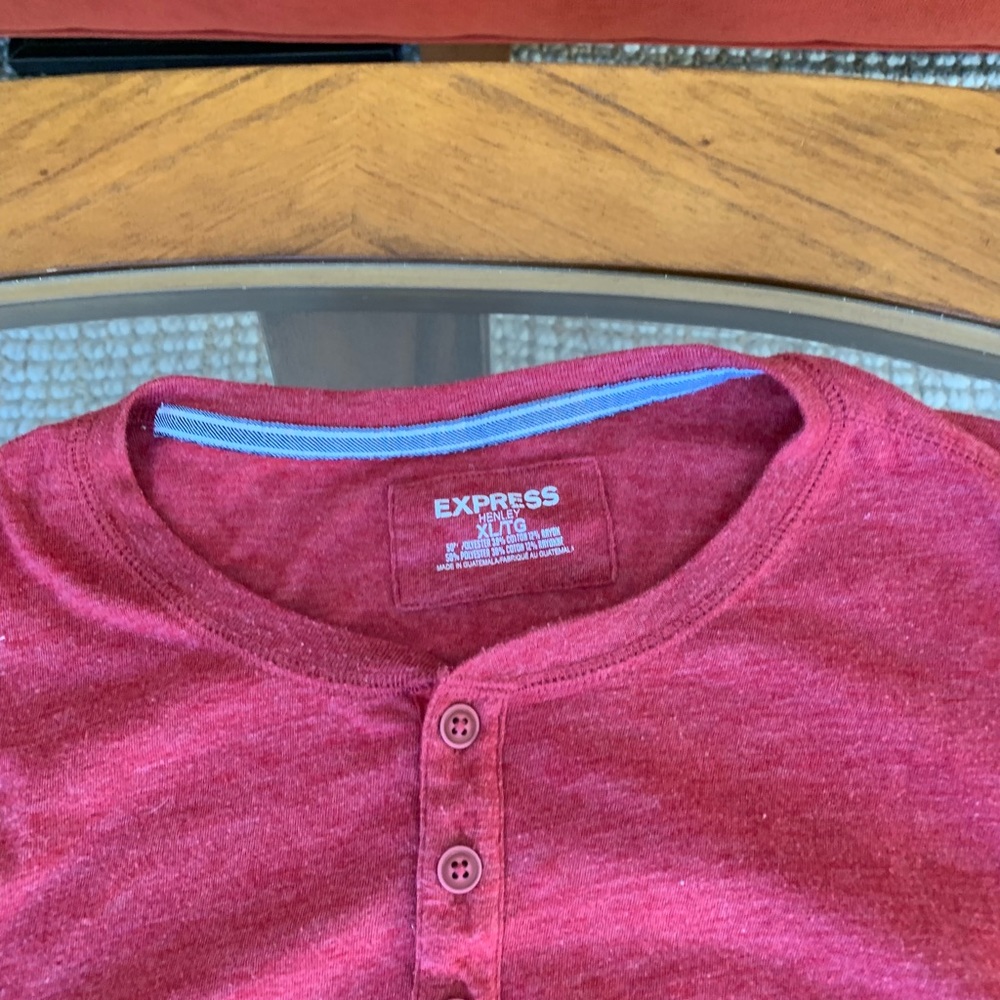 Express - Long Sleeved Tee - XL - Red